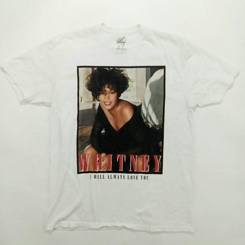 Whitney Houston I Will Always Love You T Shirt Size:XL